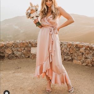 BNWT Show Me Your Mumu Samantha Rose Gold Luxe